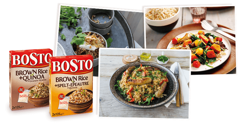 Bosto - soorten rijst, quinoa, bruine rijst, witte rijst, koken, recepten, recept